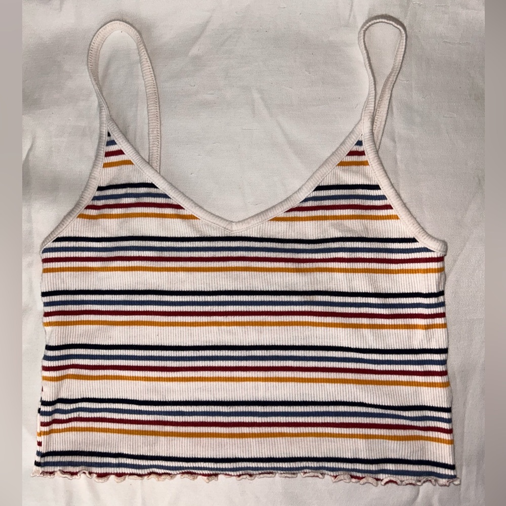 Cropped Colorful Tank